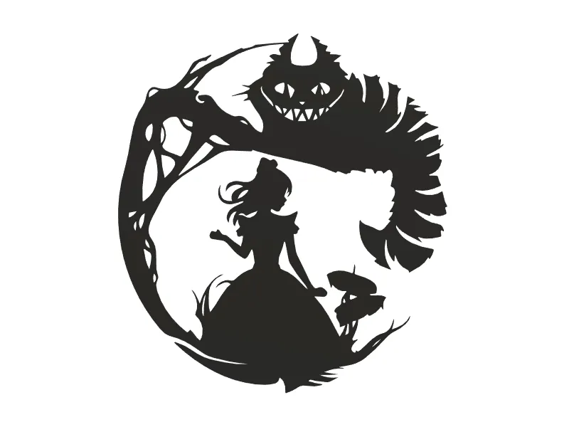 Alice & Cat by Leonid Babarinow | Download free STL model | Printables.com