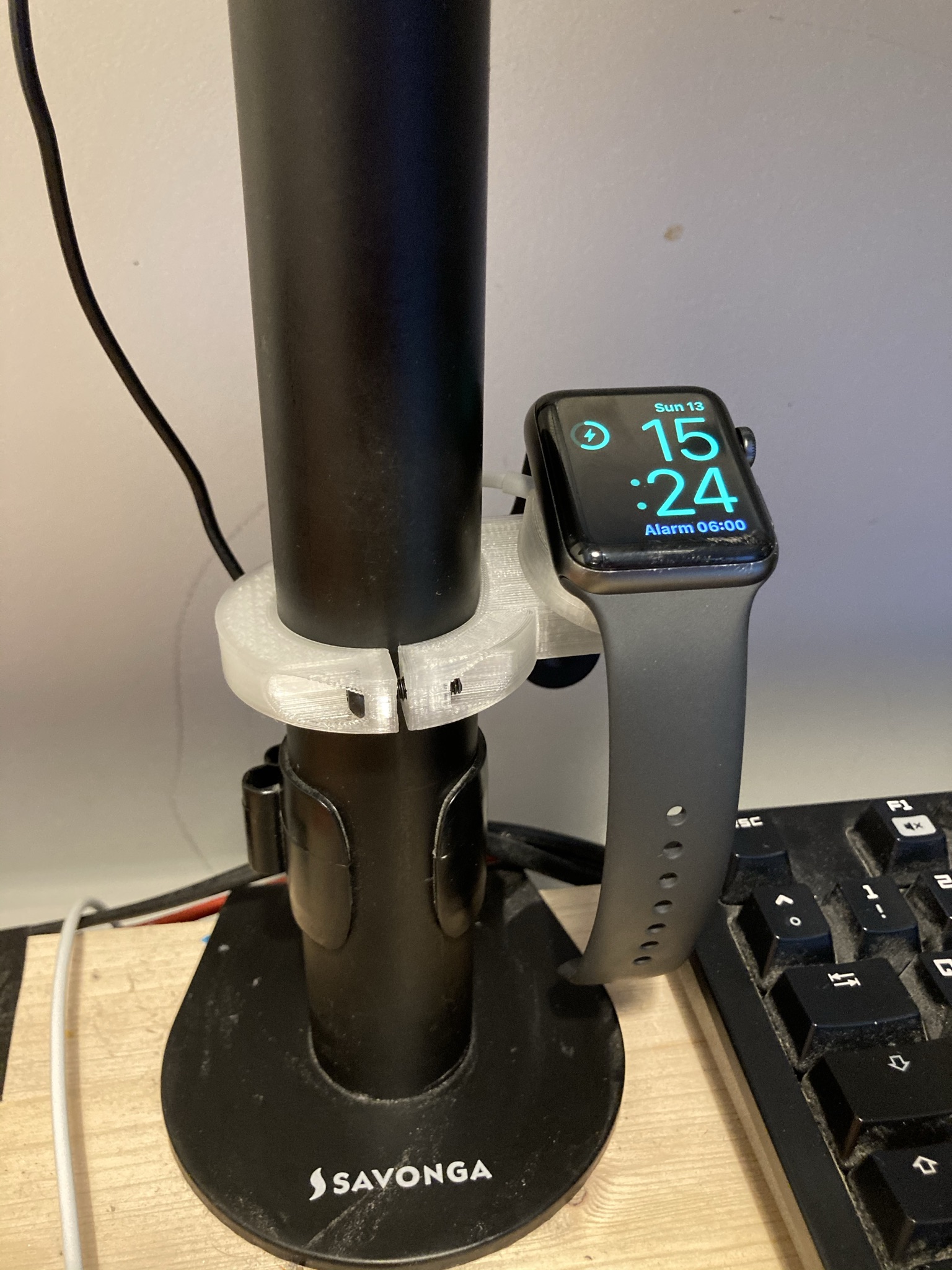 Allpe Watch Charger Cradle for Monitor Arm