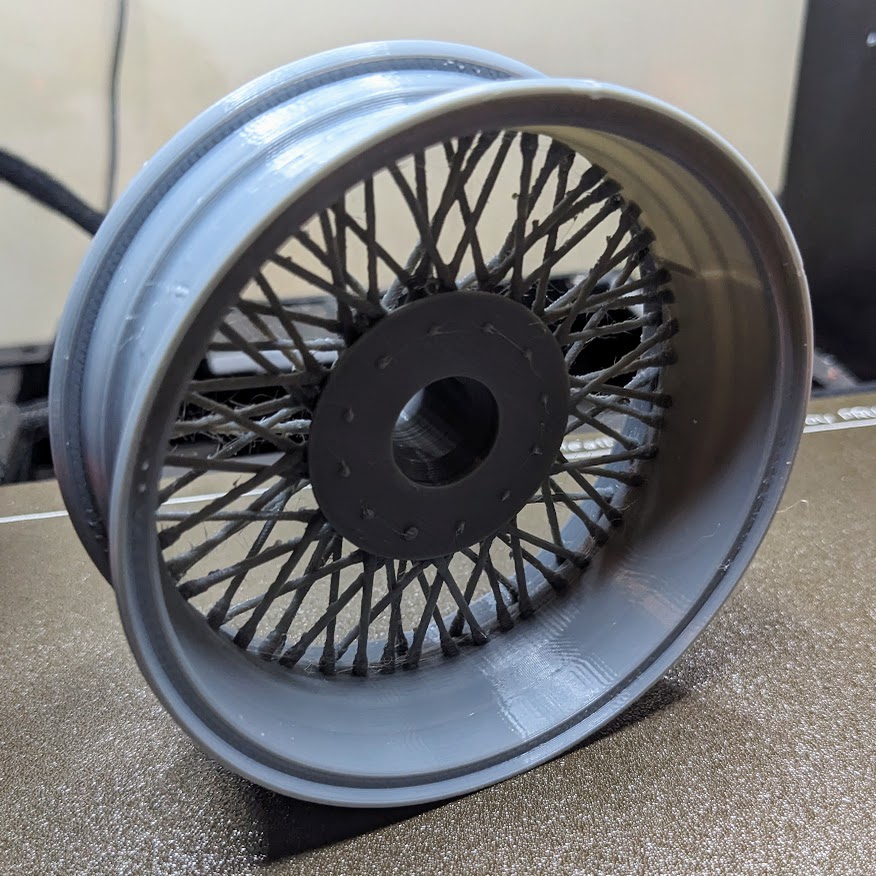 Alfa Romeo 2600 Spider Borrani style wheel (Prusa Fusion 360 course)
