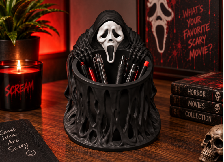 Scream Pen Holder - Ghostface Horror