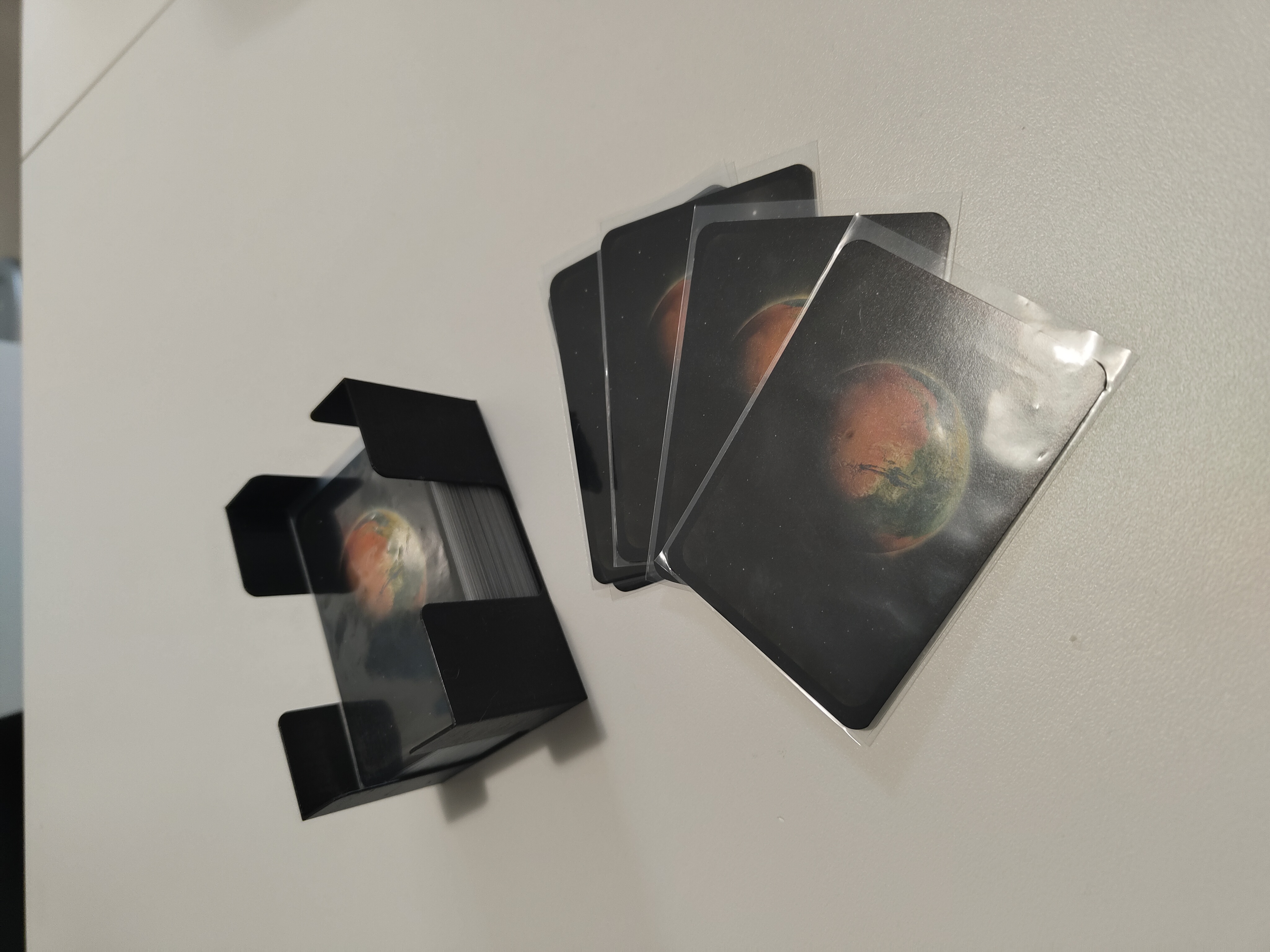 Playing cards organiser