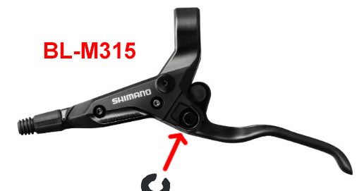 shimano brake lever loose