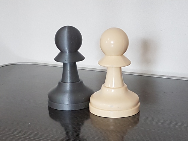Large chess pawn