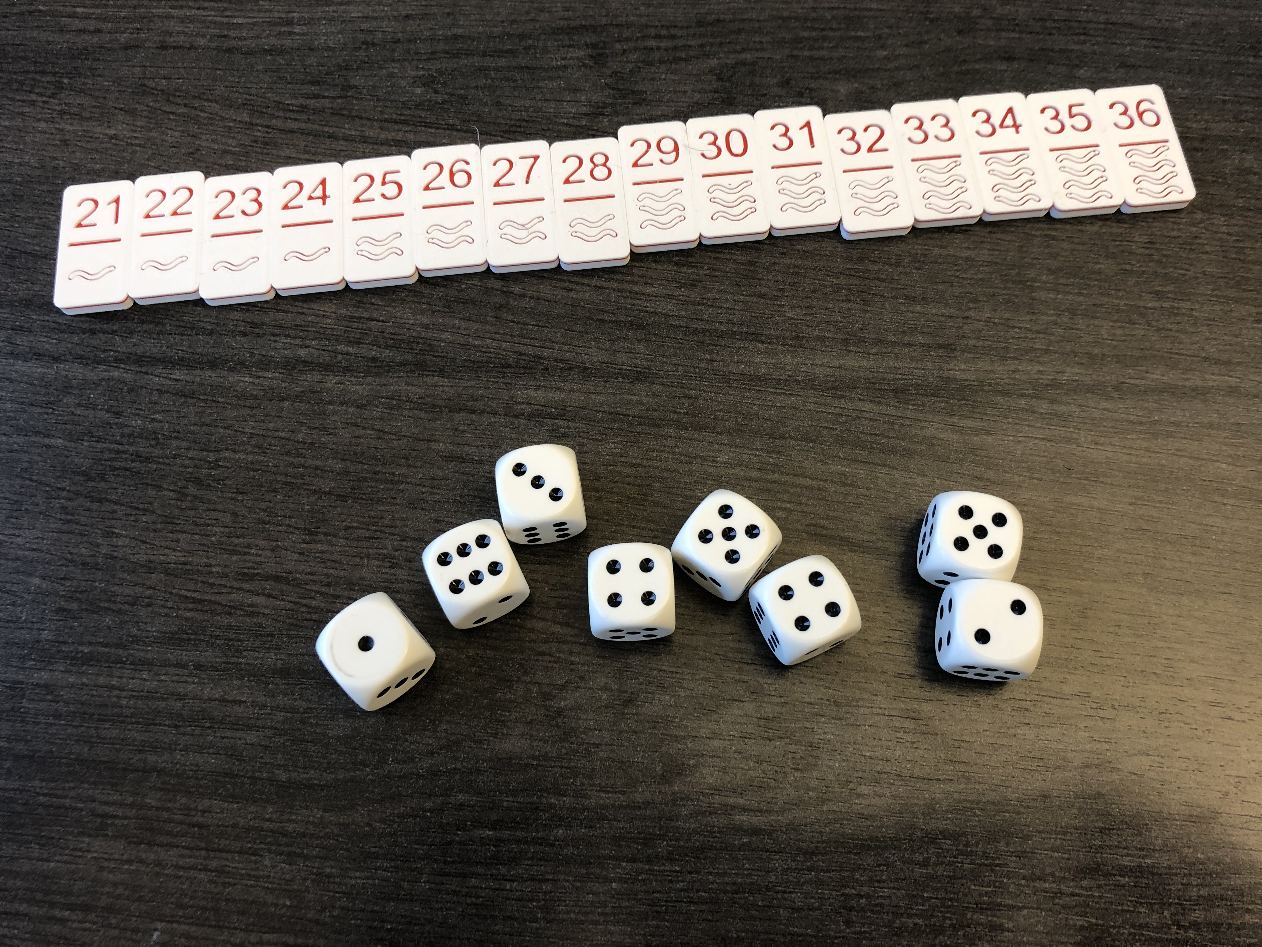 Heckmeck am Bratwurmeck / Pickomino Dice Game