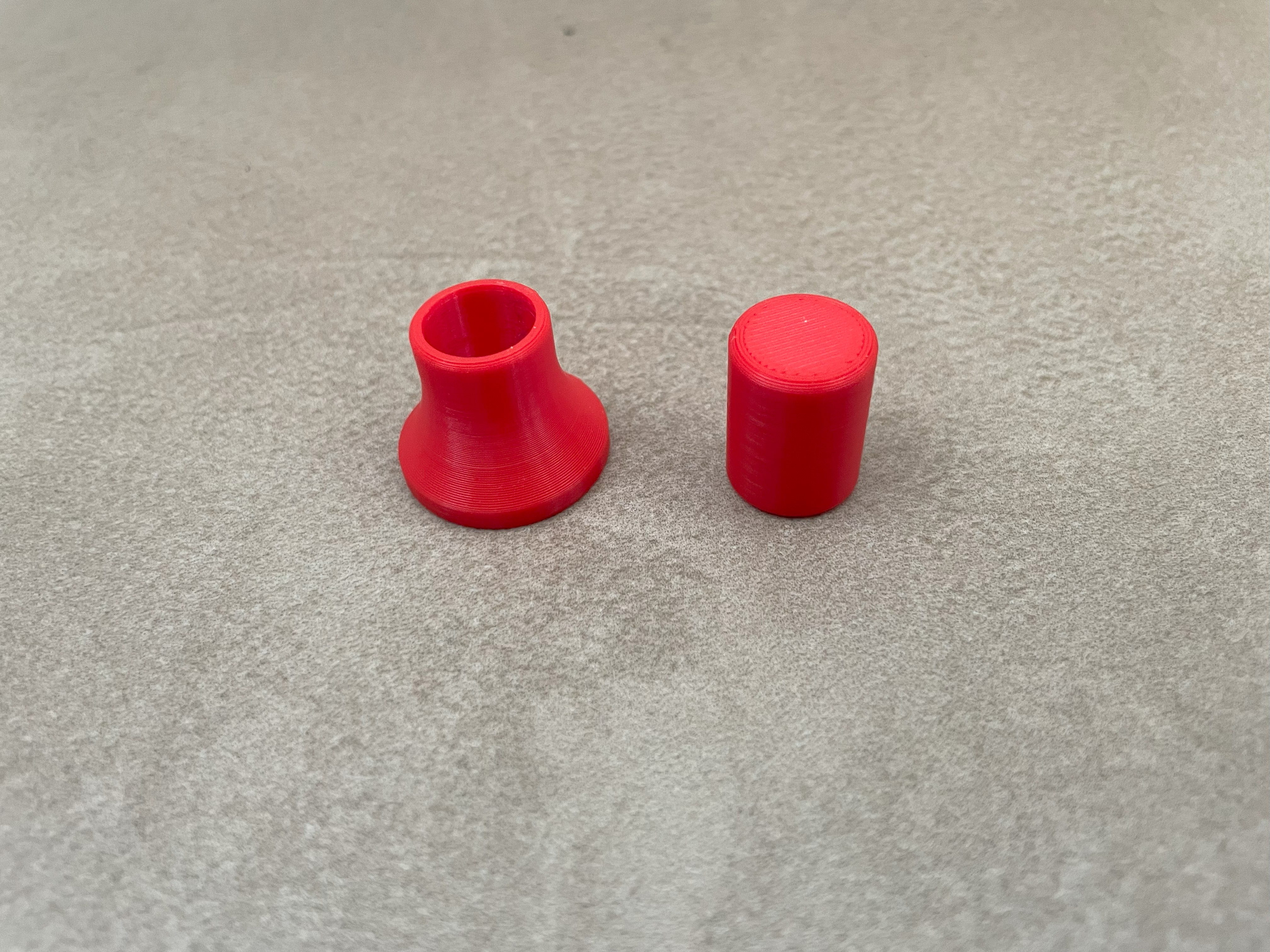 Feet and rod caps for Hadley telescope with 12mm rods 3D model thumbnail