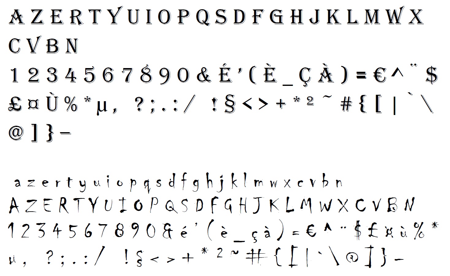 font Library por Naheulbeurk | Descargar modelo STL gratuito ...