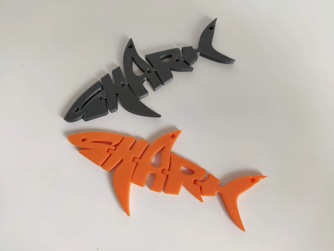 Flexible Shark Shark Fidget Toy Sensory Shark 3D Hand Sensory Toy
