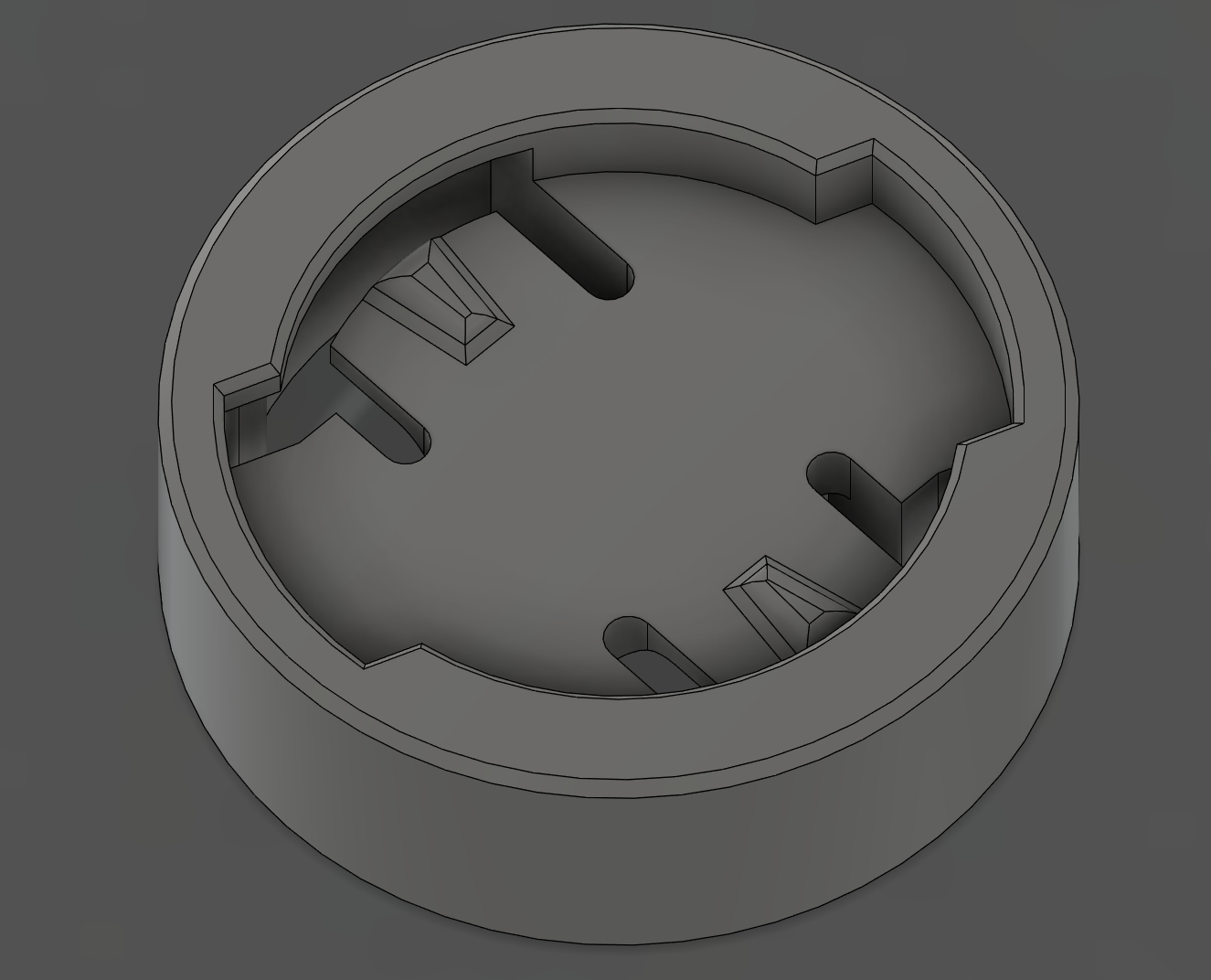Wahoo interface for Cycplus Z1 holder mount