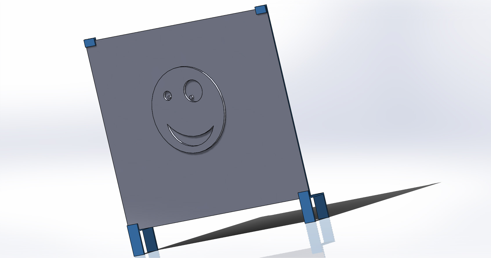 Photo or calendar card holder for office desk partion