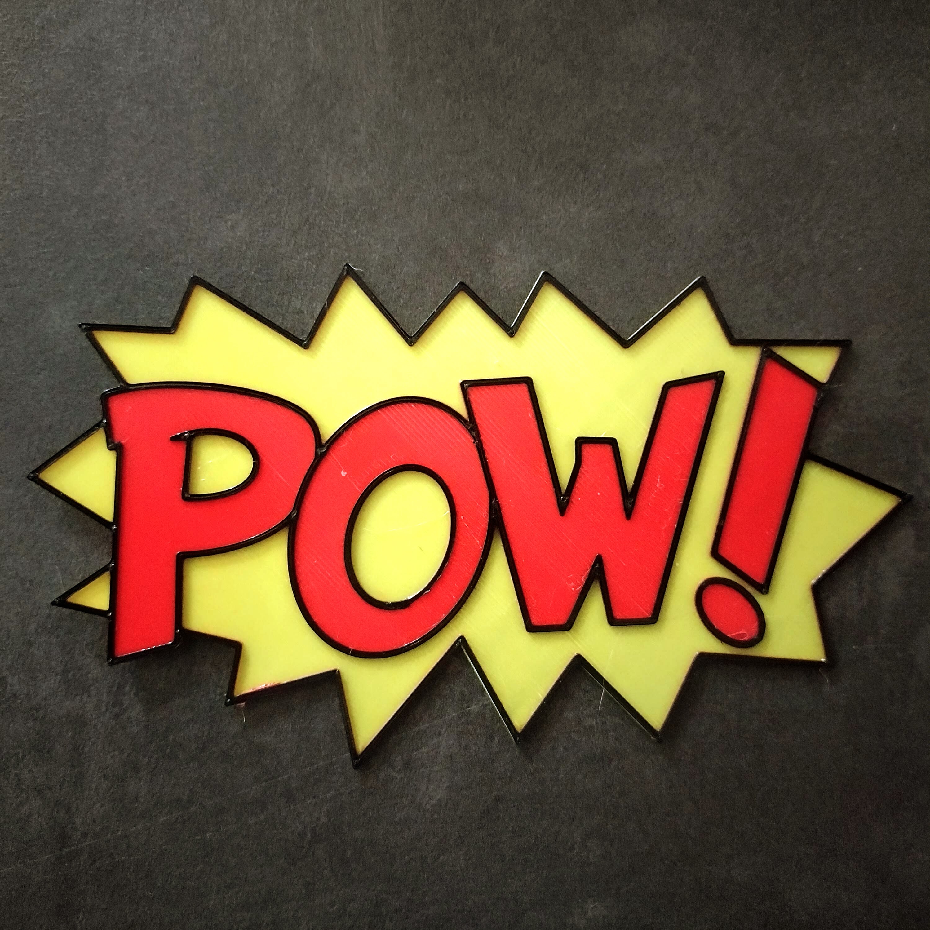 WHAM! BAM! POW! Comic Onomatopoeia Sound Effects by Rob | Download free STL  model | Printables.com