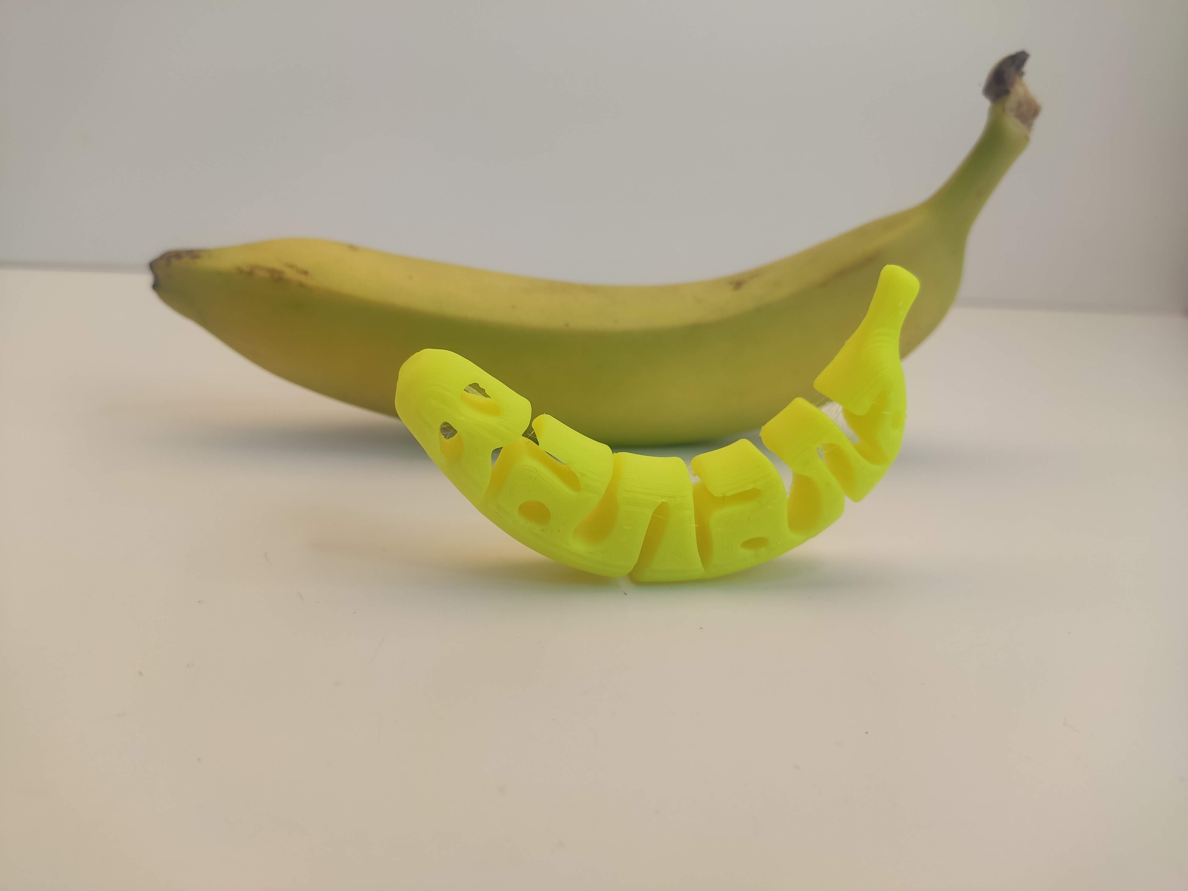 Miniatura 4 do modelo 3D Banana for scale
