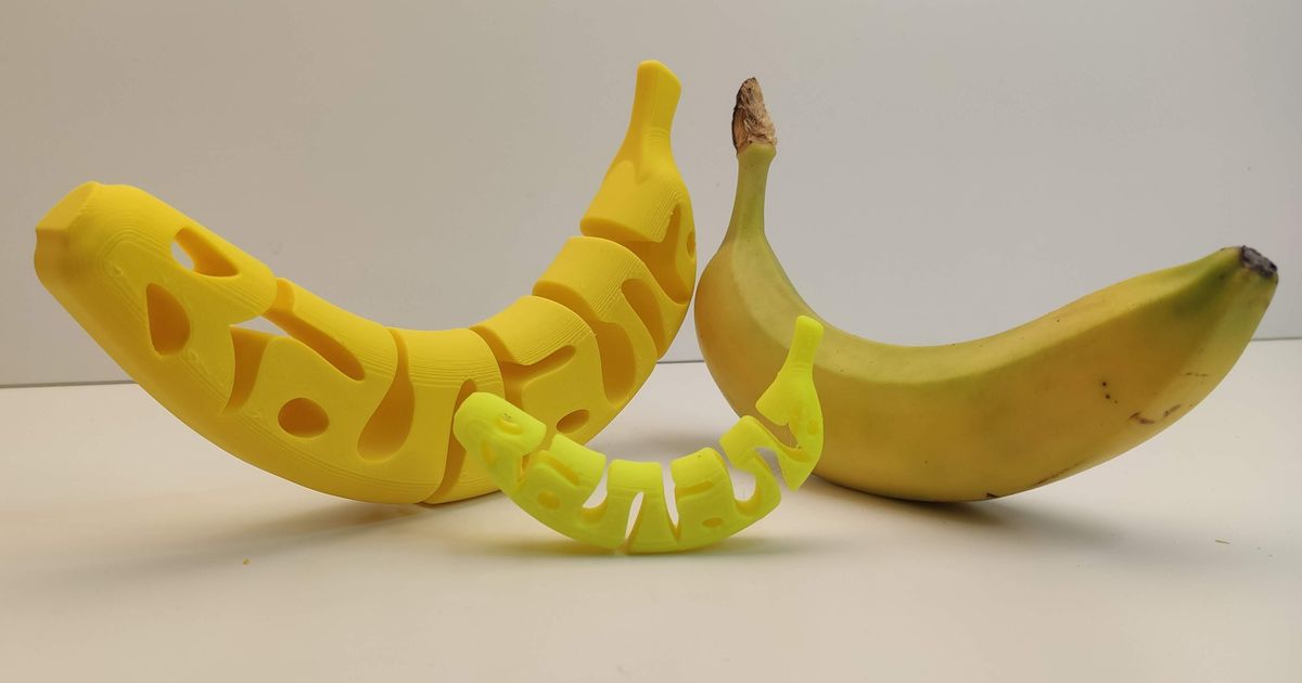 Banana for scale by Sevro | Download free STL model | Printables.com