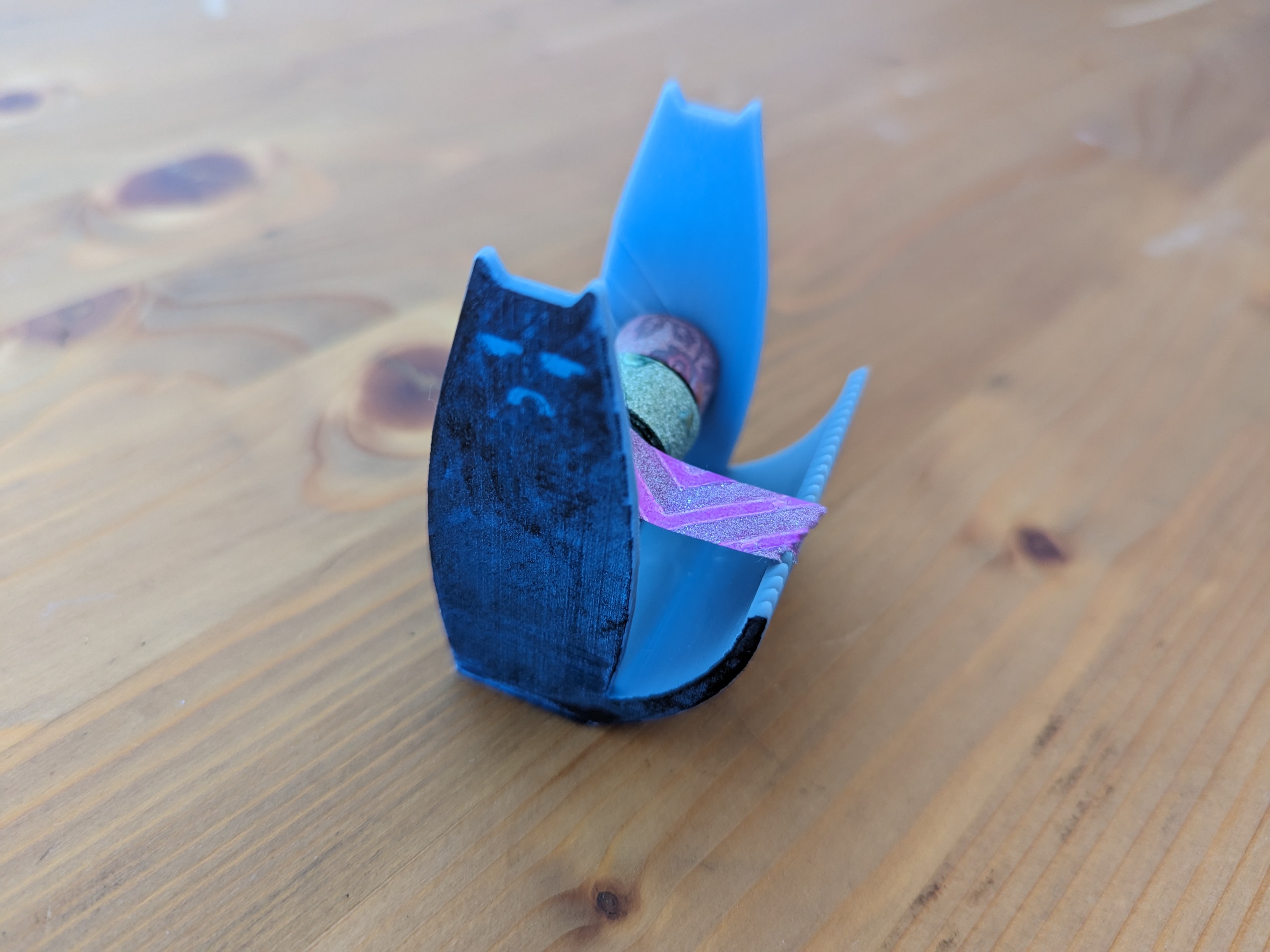 Moody Cat Mini Tape Dispenser