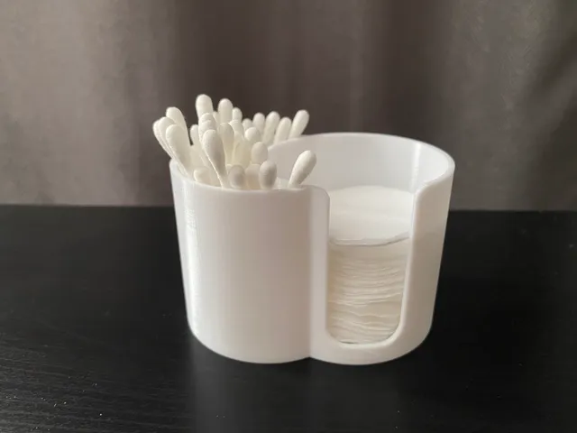 Cotton pad and tips holder