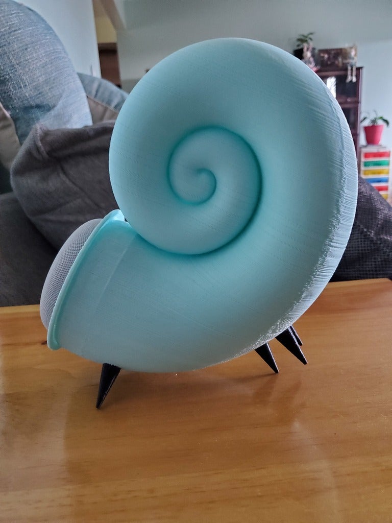 Miniatura 5 do modelo 3D Nautilus Shell Google Home Mini Holder