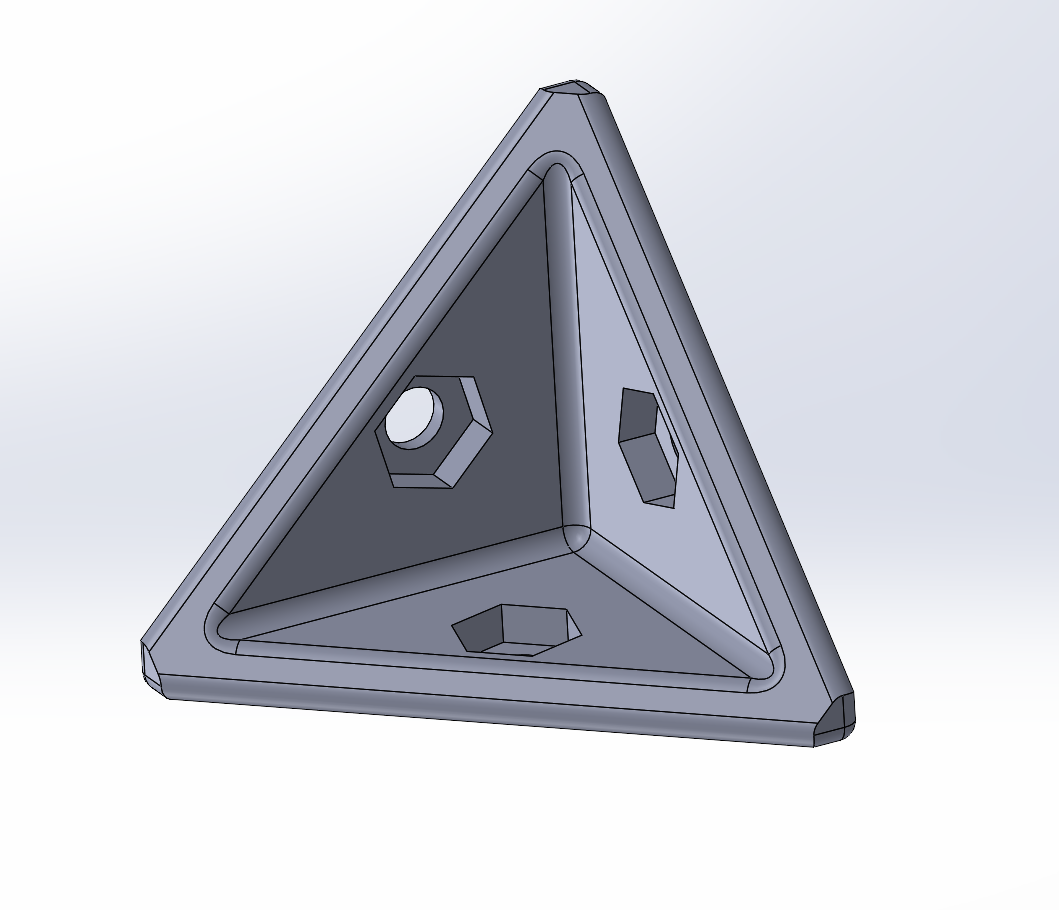 Corner connector 30x30x30mm