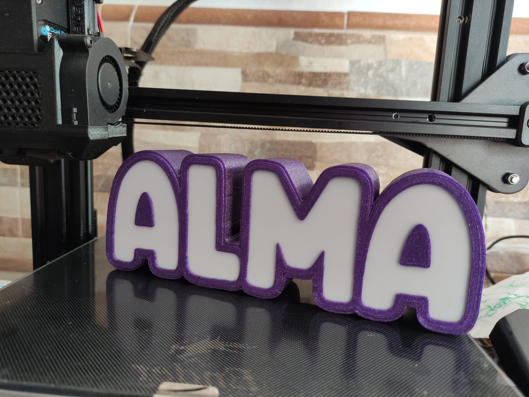 Alma name LED lamp