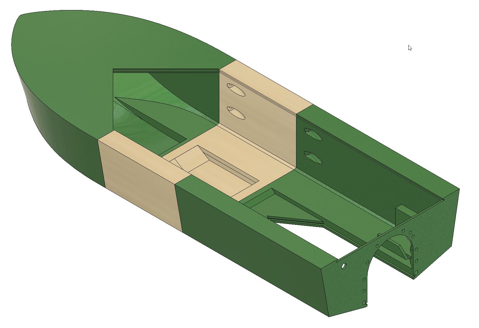 3D printed RC Jet boat OLD DESIGN by AlexMu Download free STL model