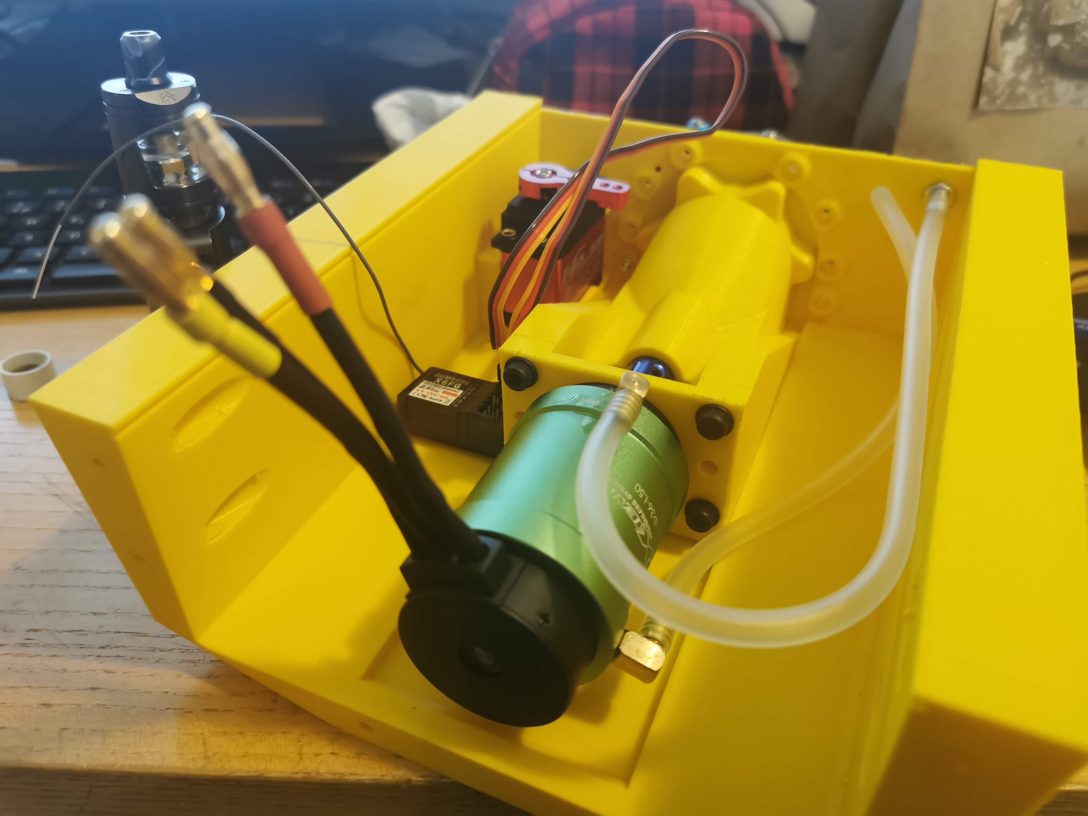 3D printed RC Jet boat OLD DESIGN by AlexMu Download free STL model