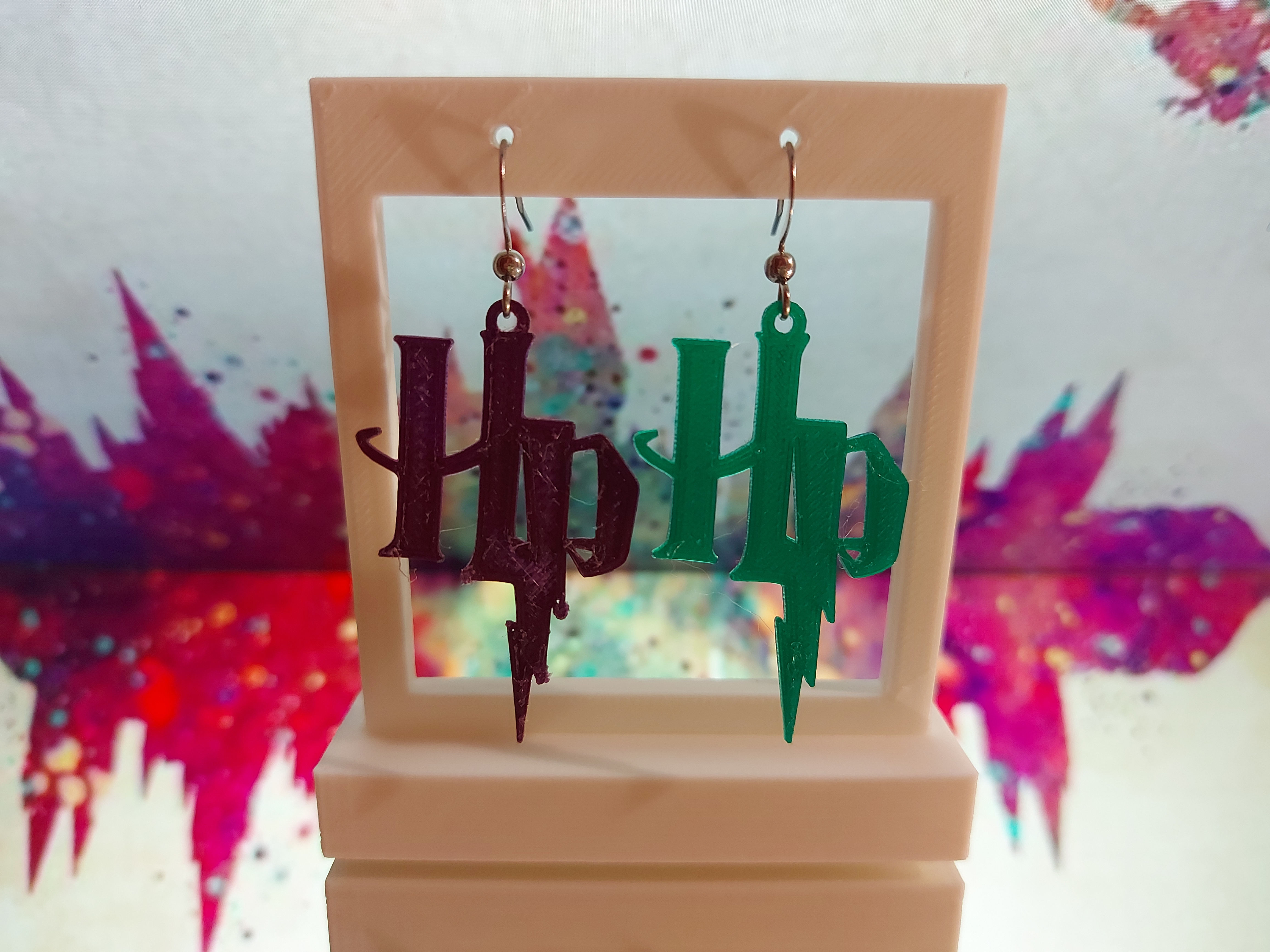 Harry Potter earrings: HP Initials