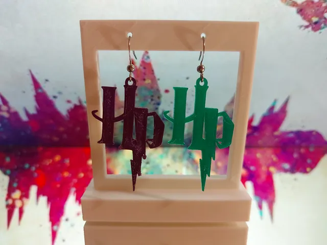 Harry Potter earrings: HP Initials