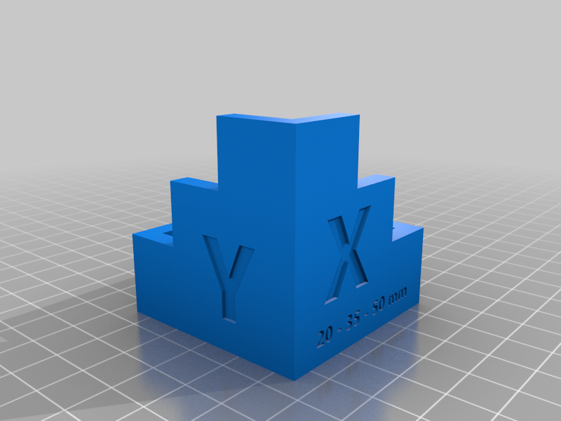 Print Test Cube - Another One - 3 sizes by EduGomes | Download free STL ...