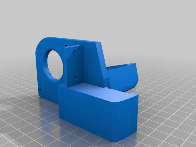 MK8 HotEnd carriage for HyperCube BLTouch