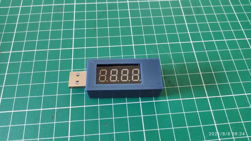Miniatura 2 do modelo 3D USB meter case enclosure box