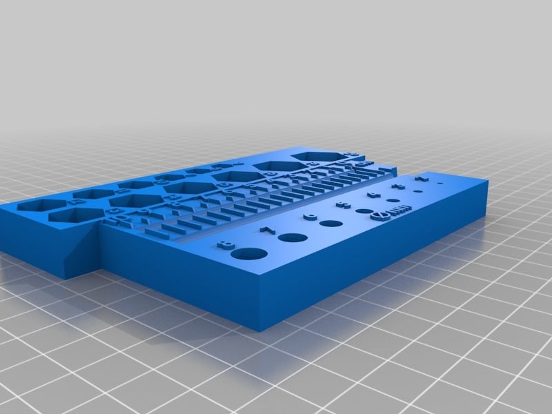 Pocket Sizer Metric Screw and Nut
