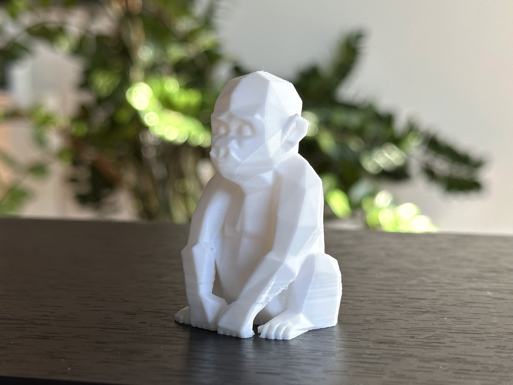 Cute Low Poly Baby Gorilla (No Supports)