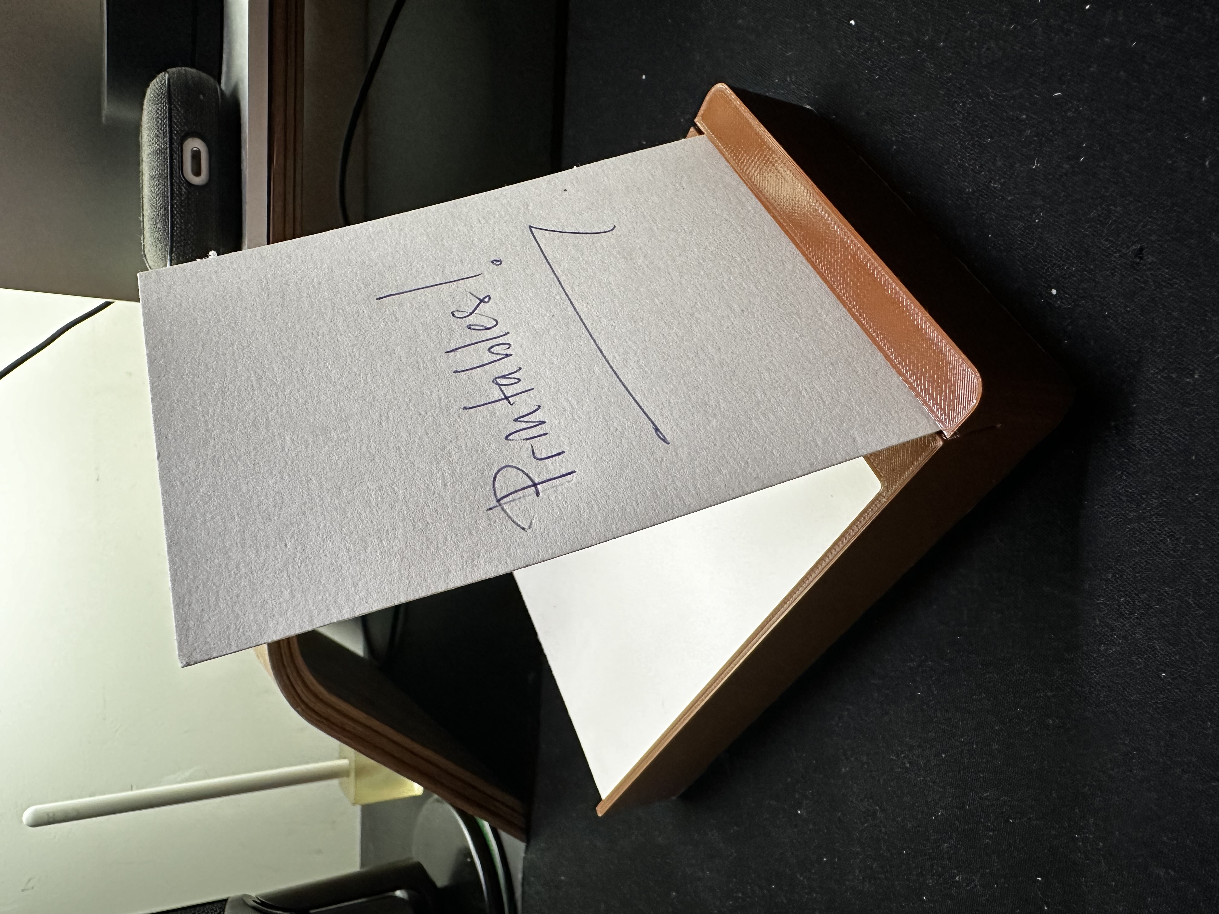 Note Card Storage and Display