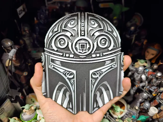 "Mando Fandalorian" (Star Wars Inspired Mandalorian Helmet)