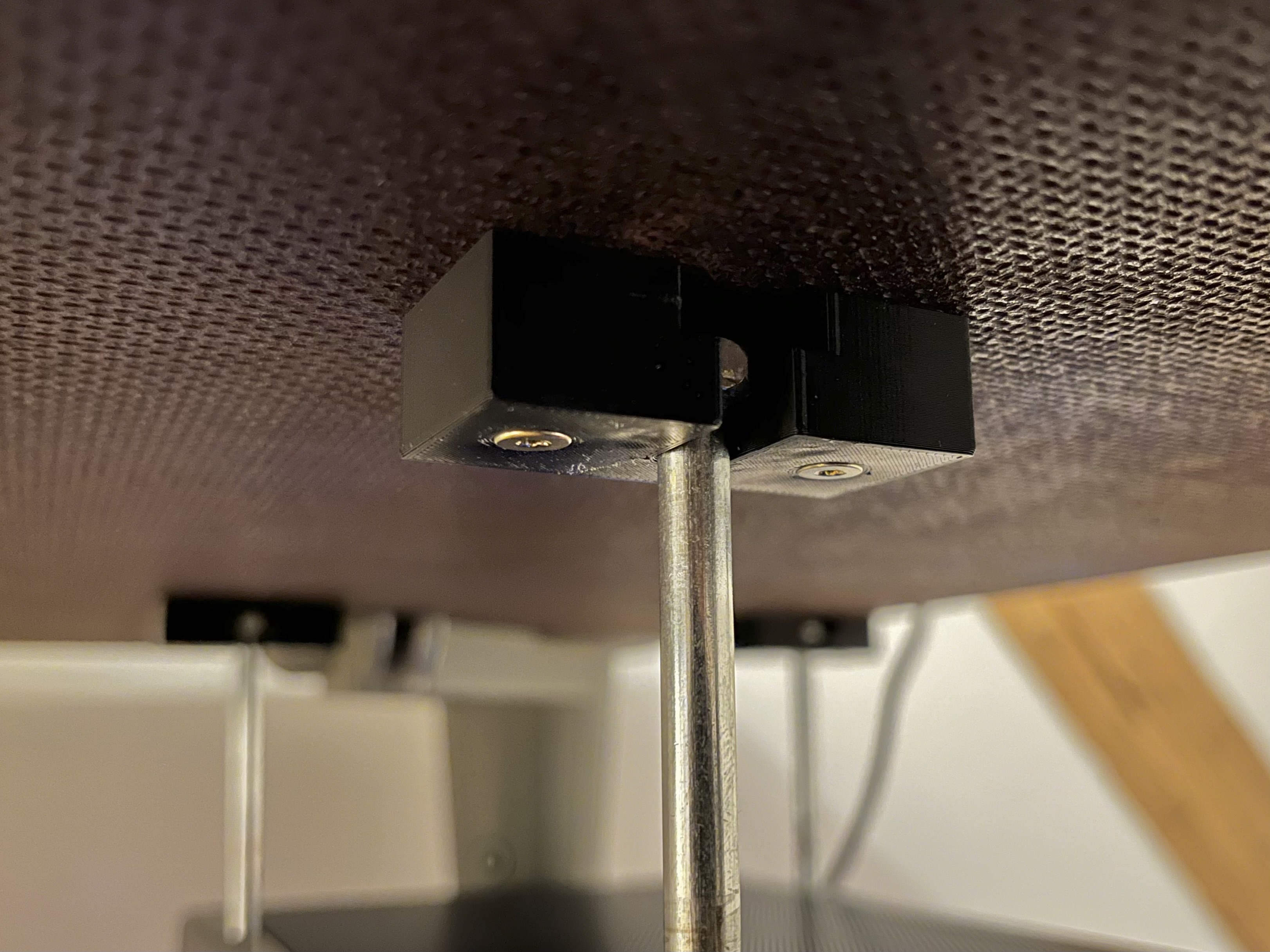 Under desk mount for PC