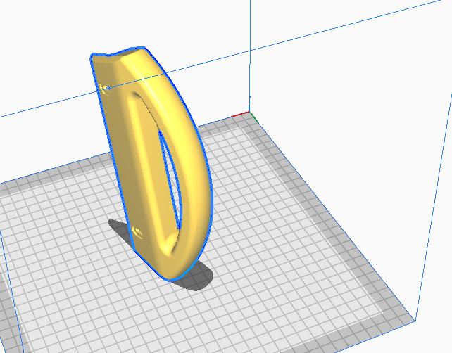 Miniatura 3 do modelo 3D Parametric Fridge Door Handle