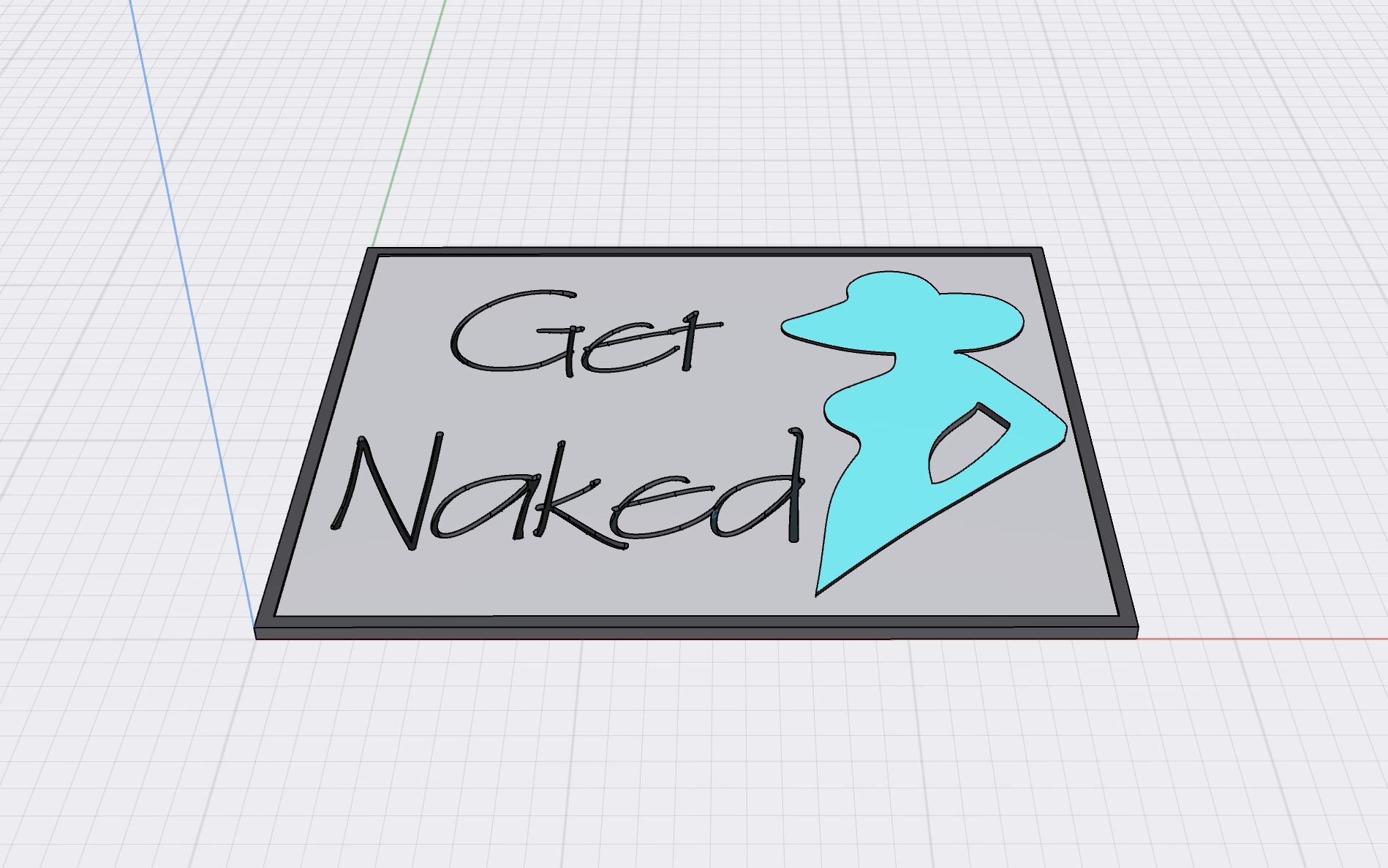 Get Naked Sign By Theblackmonde Download Free Stl Model Printables Com