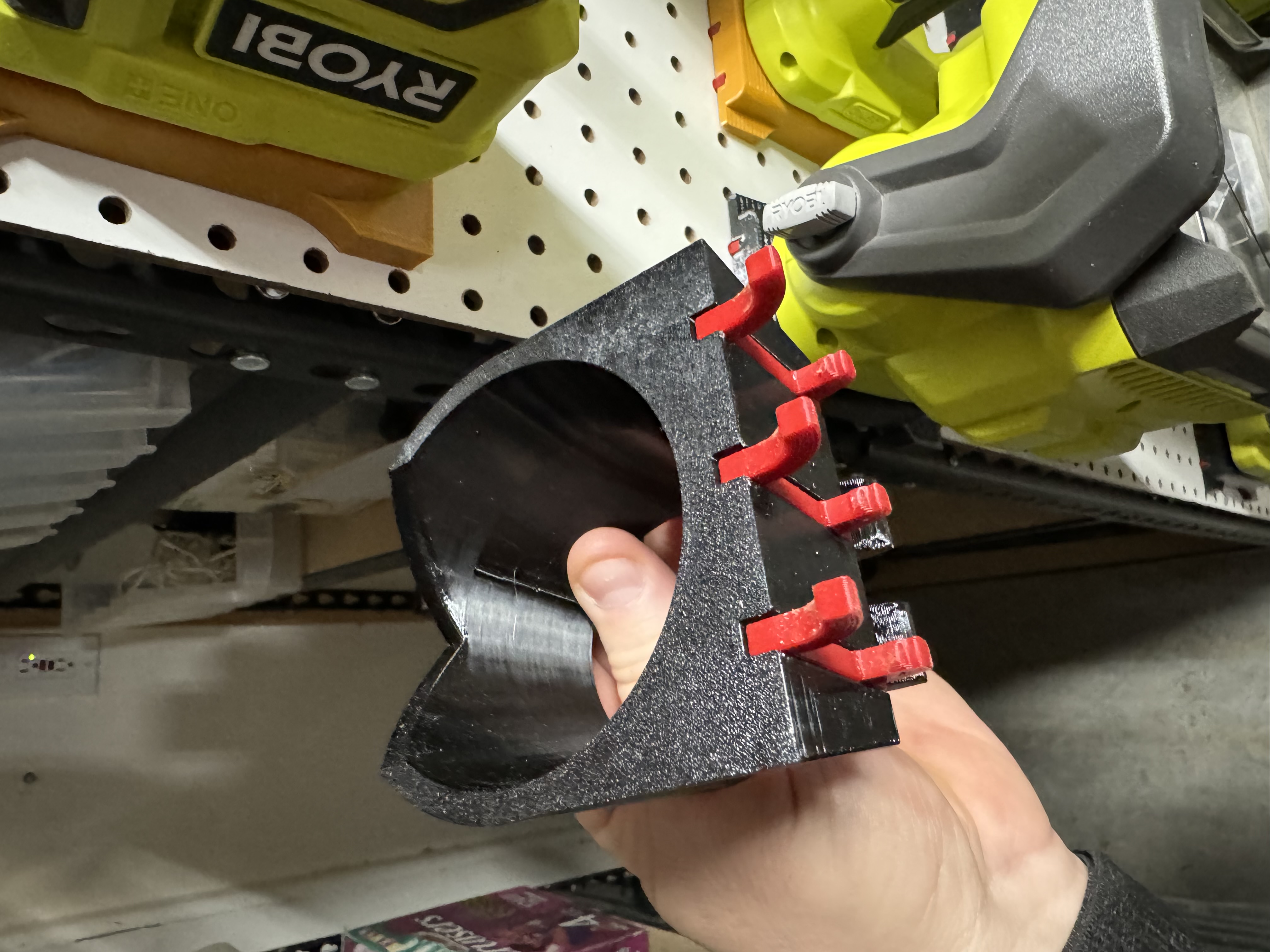 Ryobi Power Tool Pegboard Holders by theamzngq | Download free STL ...