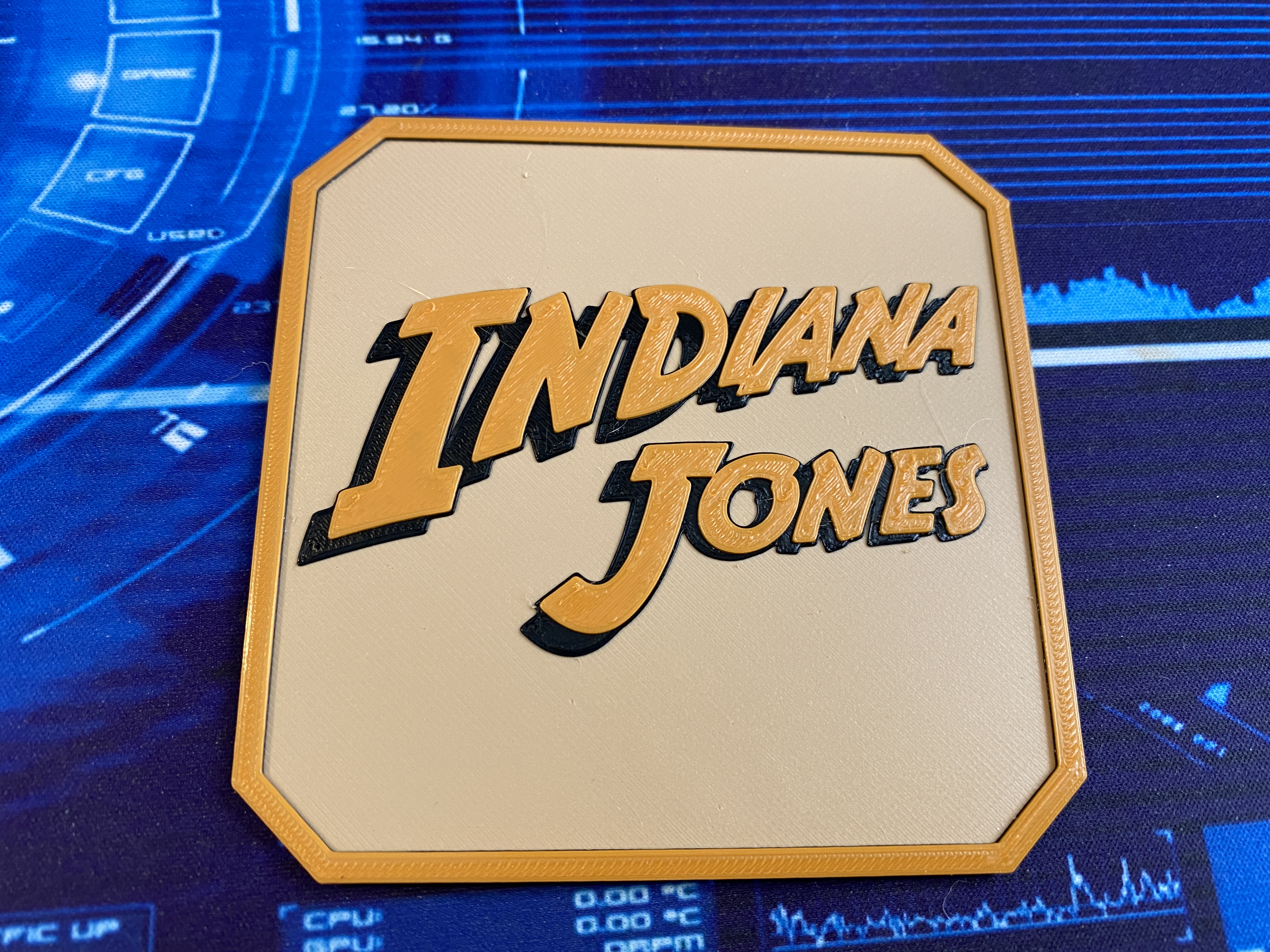 Indiana Jones Coaster & Action Figure Stand