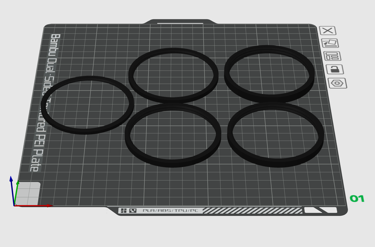 Umikot - Adapter rings to change base depth