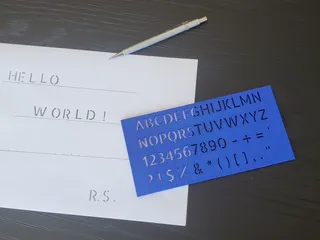 Alphabet Ruler by Roman Sentsov | Download free STL model | Printables.com