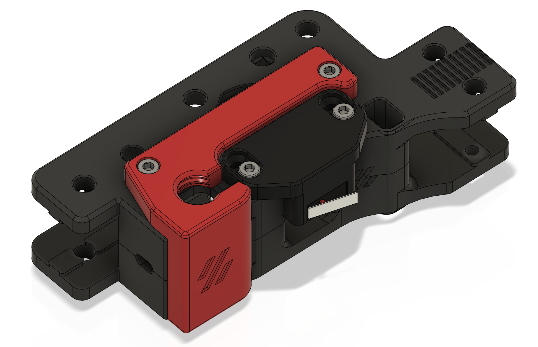 Voron 2.4 A Drive M12 umbilical mount with cable cutout
