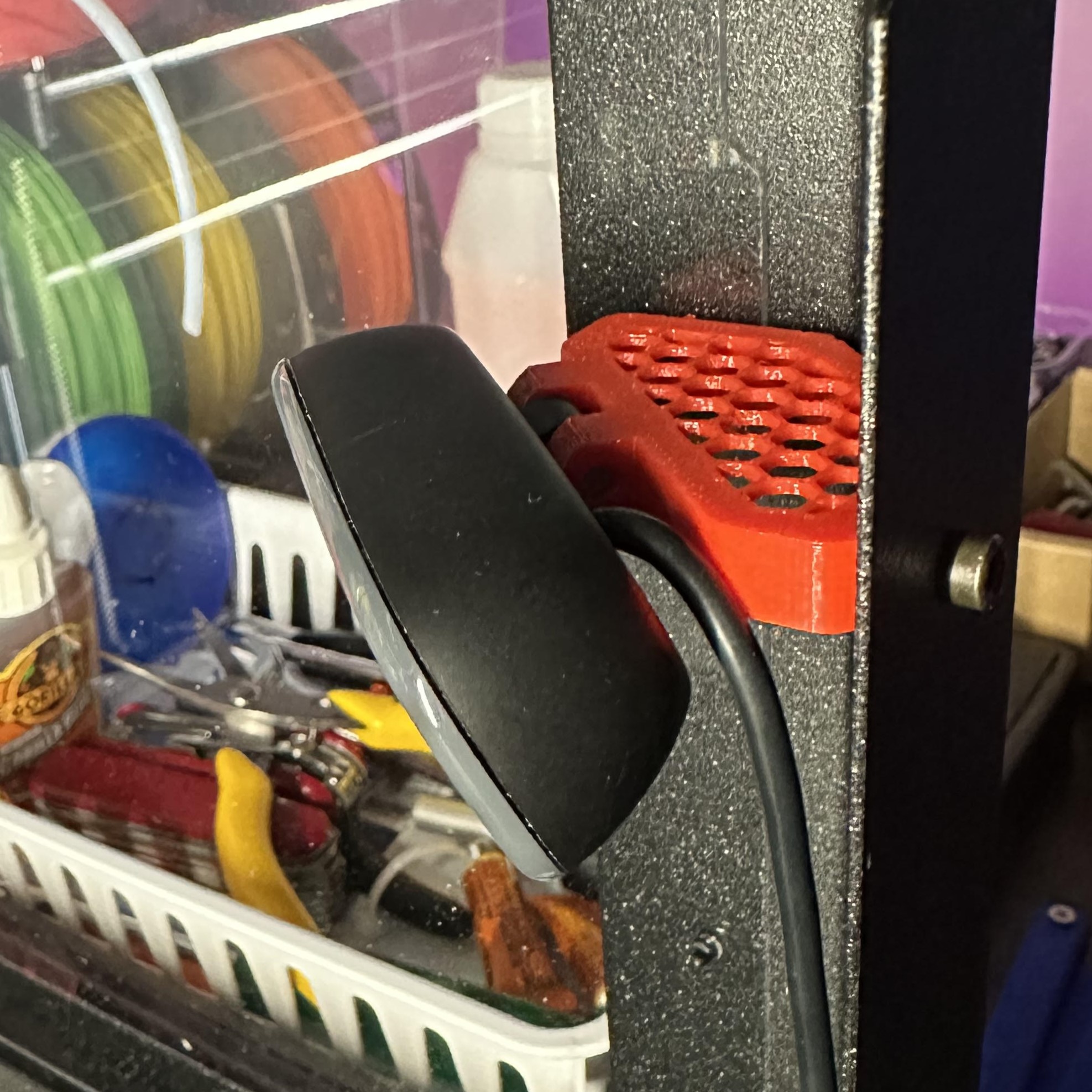 Prusa Enclosure Mount for Logitech c270 Webcam