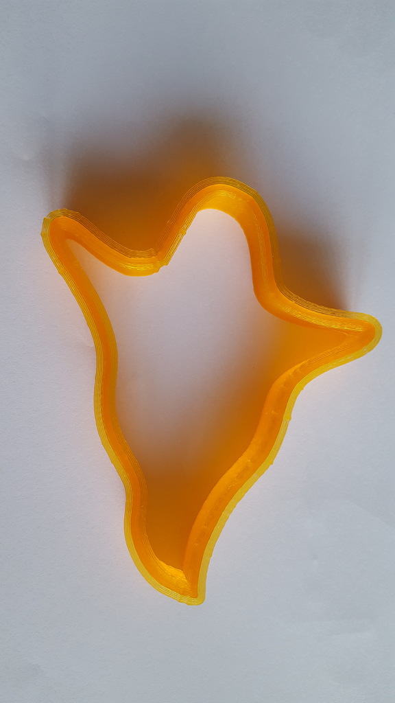 Miniatura 2 do modelo 3D Ghost cookie cutter - simple