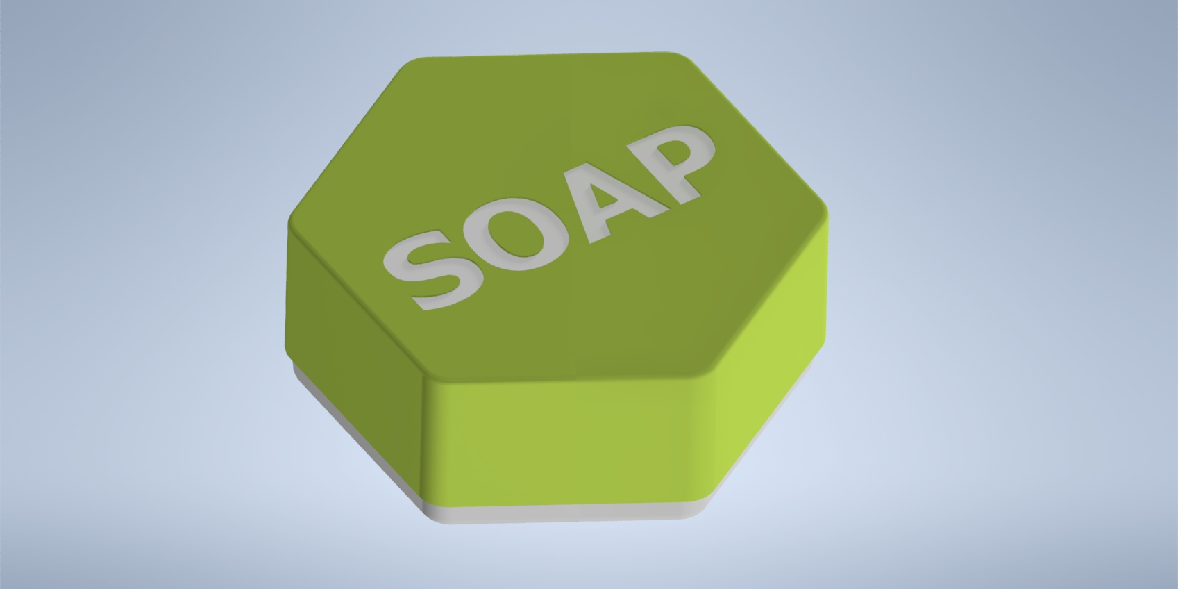 Miniatura 2 do modelo 3D Soapbox hexagon shaped