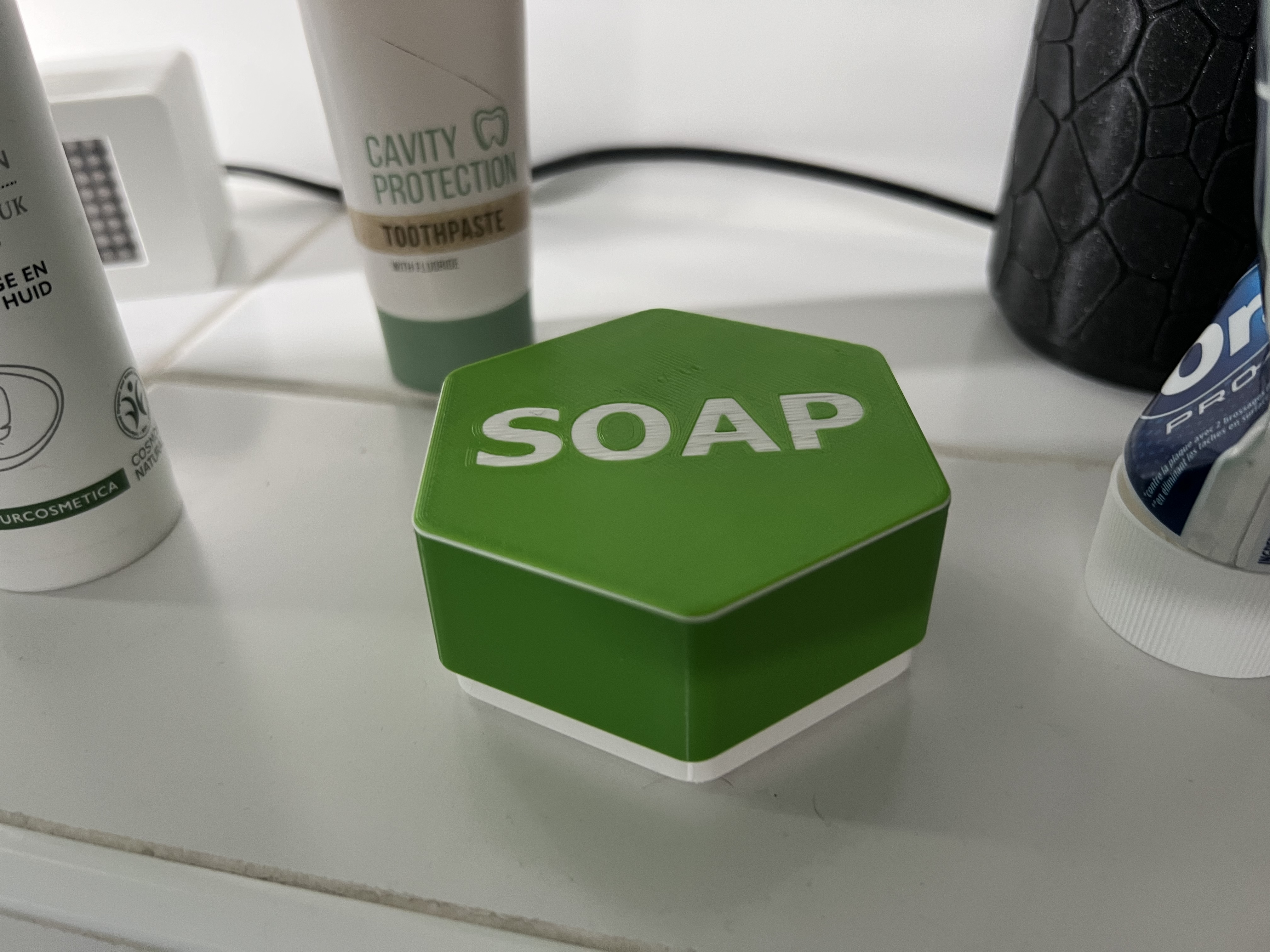Soapbox hexagon shaped