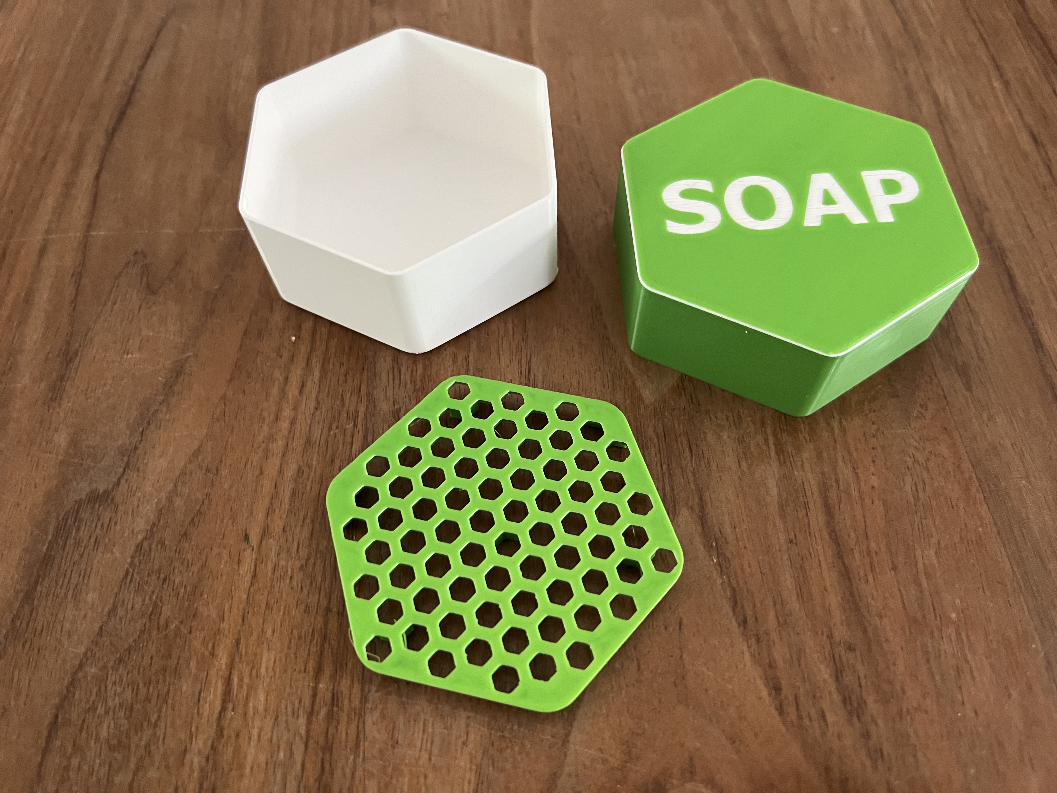 Miniatura 6 do modelo 3D Soapbox hexagon shaped