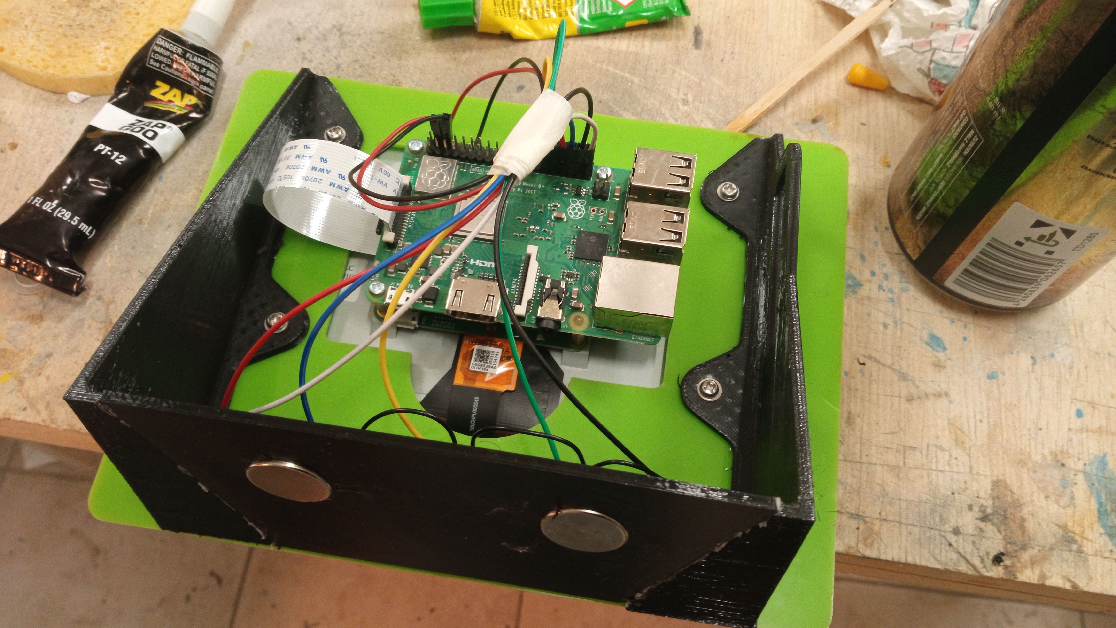 raspberry pi 7 touchscreen 3d model