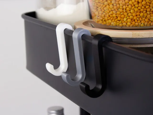 Hooks for IKEA Raskog - Snug Fit