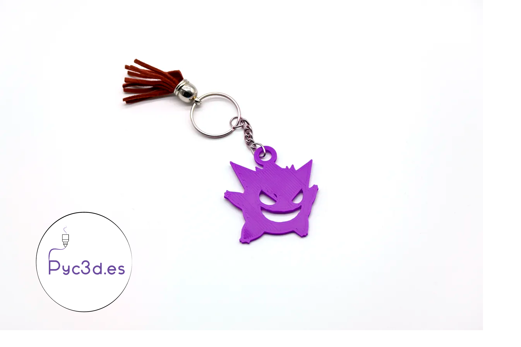GENGAR KEYCHAIN by PYC3D.ES Download free STL model