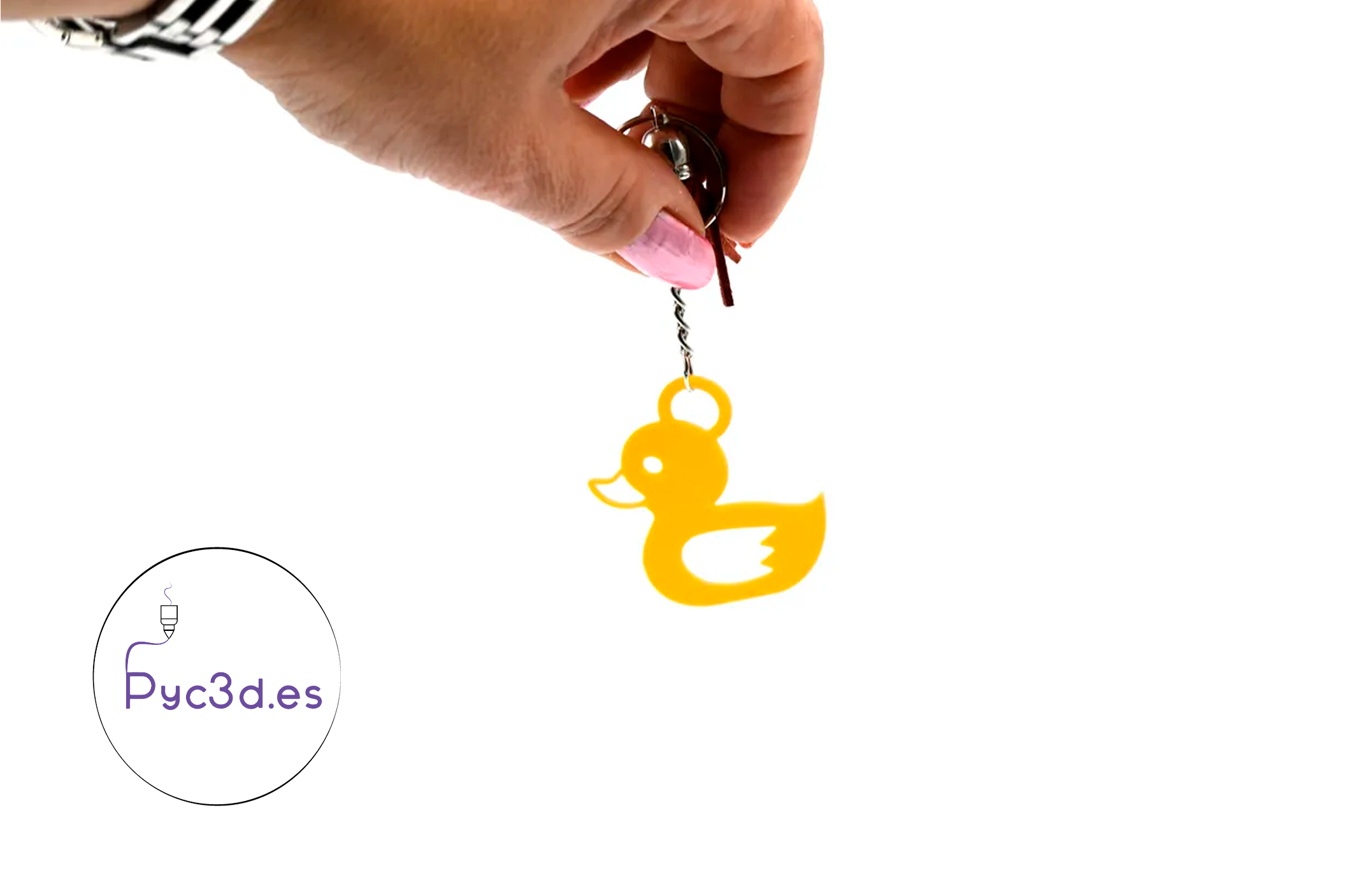 DUCK KEYCHAIN by PYC3D.ES Download free STL model