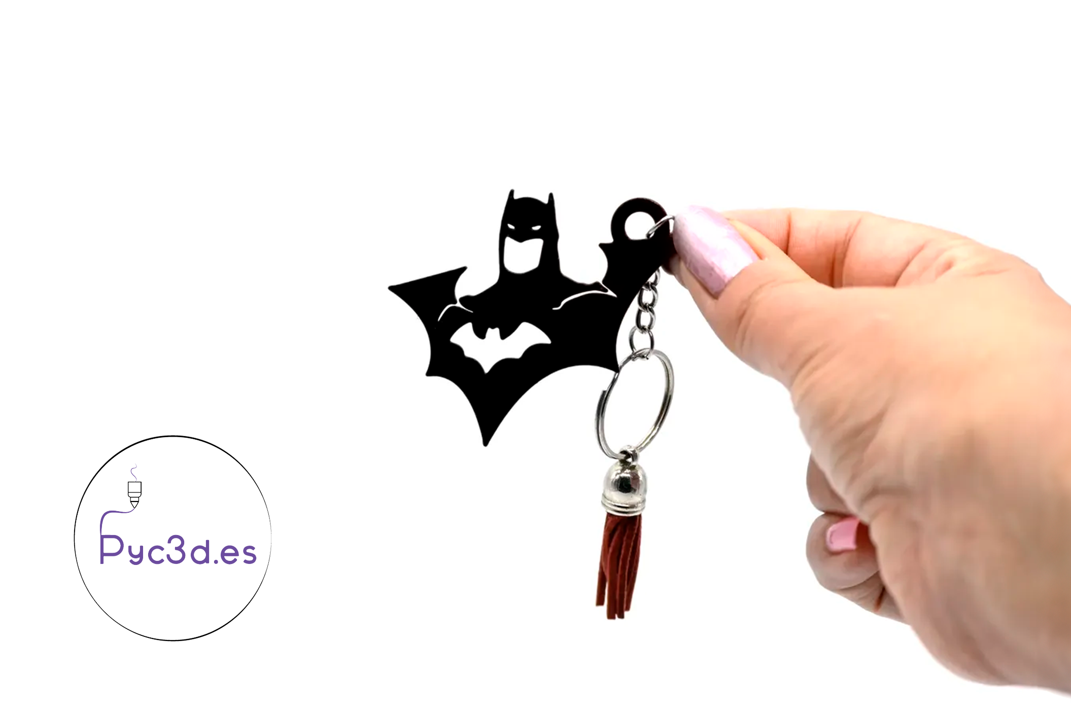 BATMAN CHARACTER KEYCHAIN by PYC3D.ES Download free STL model